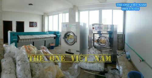 Máy giặt sấy là công nghiệp cho khách sạn