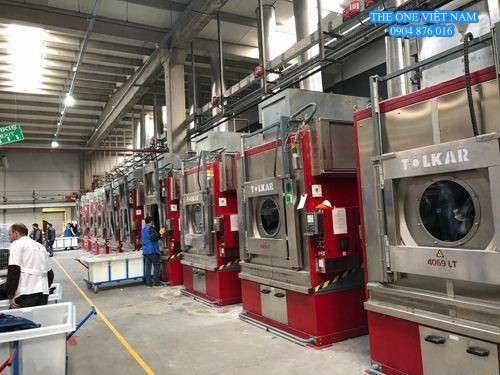 Máy sấy công nghiệp Cariana Tolkar cho xưởng giặt