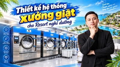 Thiết Kế Hệ Thống Giặt Là Khách Sạn, Resort 3-5 Sao | Trọn Gói A-Z